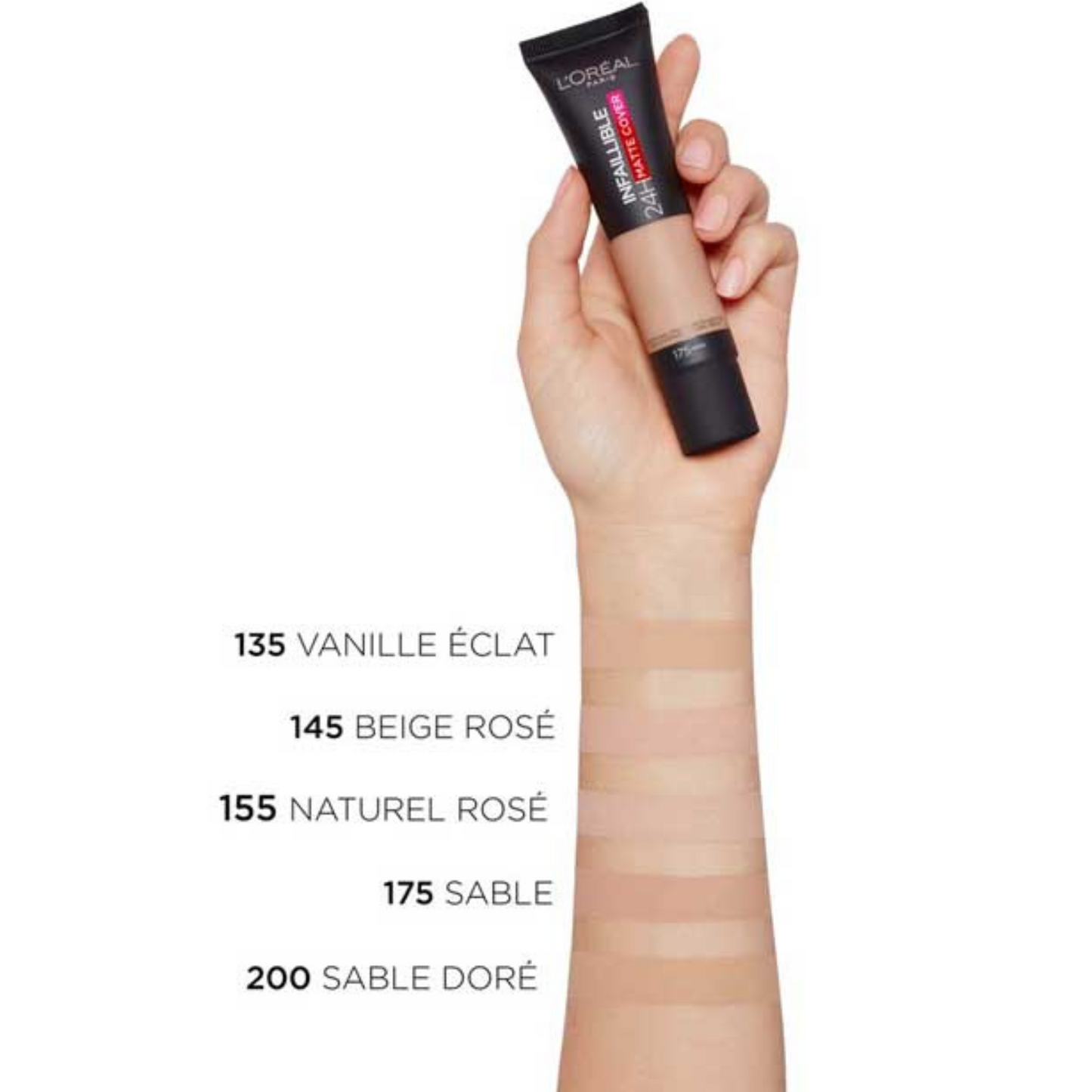 L'oreal Fondotinta Infaillible 24H Matte Cover 200 Golden Sand