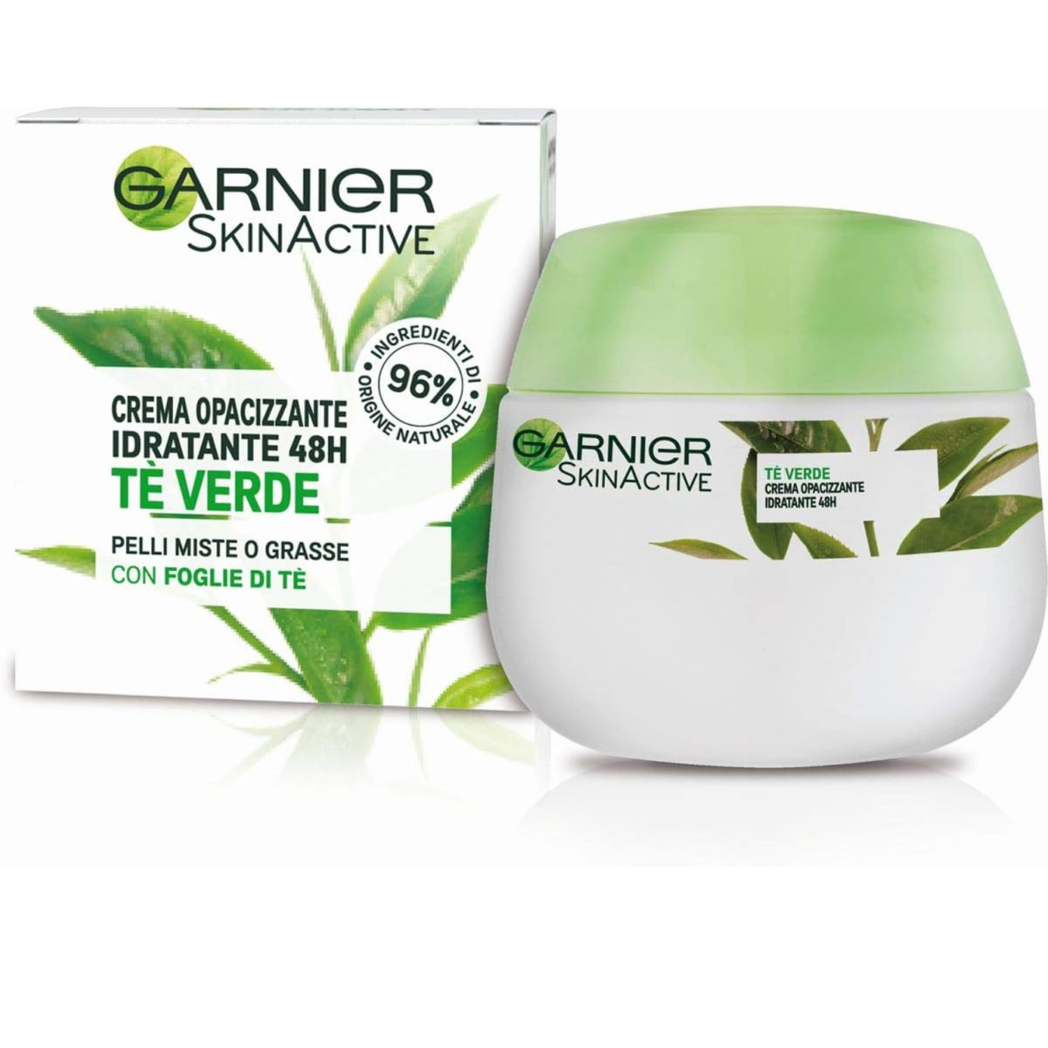 Skin Active Crema Opacizzante 48H Tè Verde 50 ml