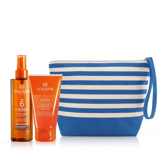 Collistar Cofanetto Olio Secco Superabbronzante SPF6 + Doccia Shampoo Doposole