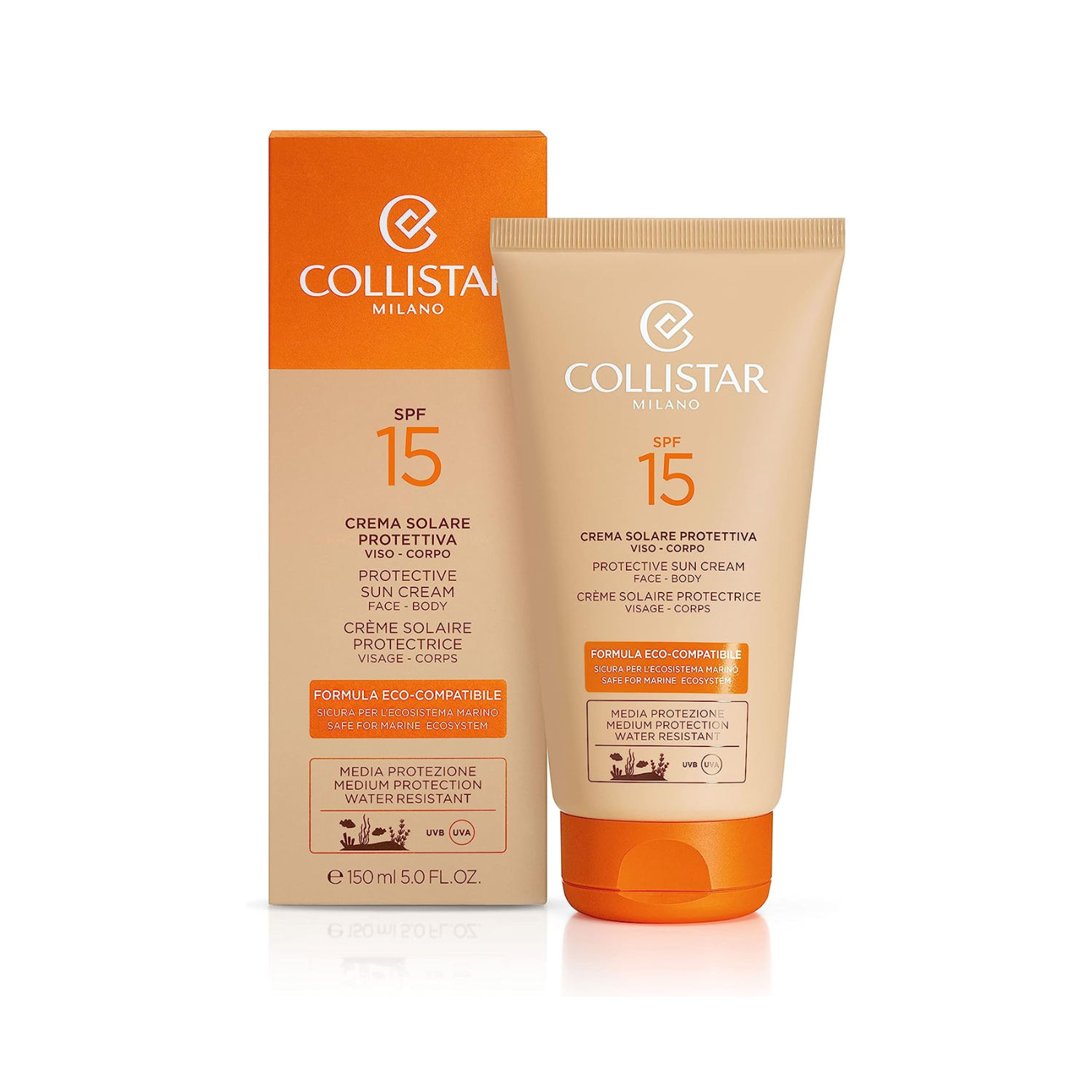 Crema Solare Protettiva Viso - Corpo SPF15