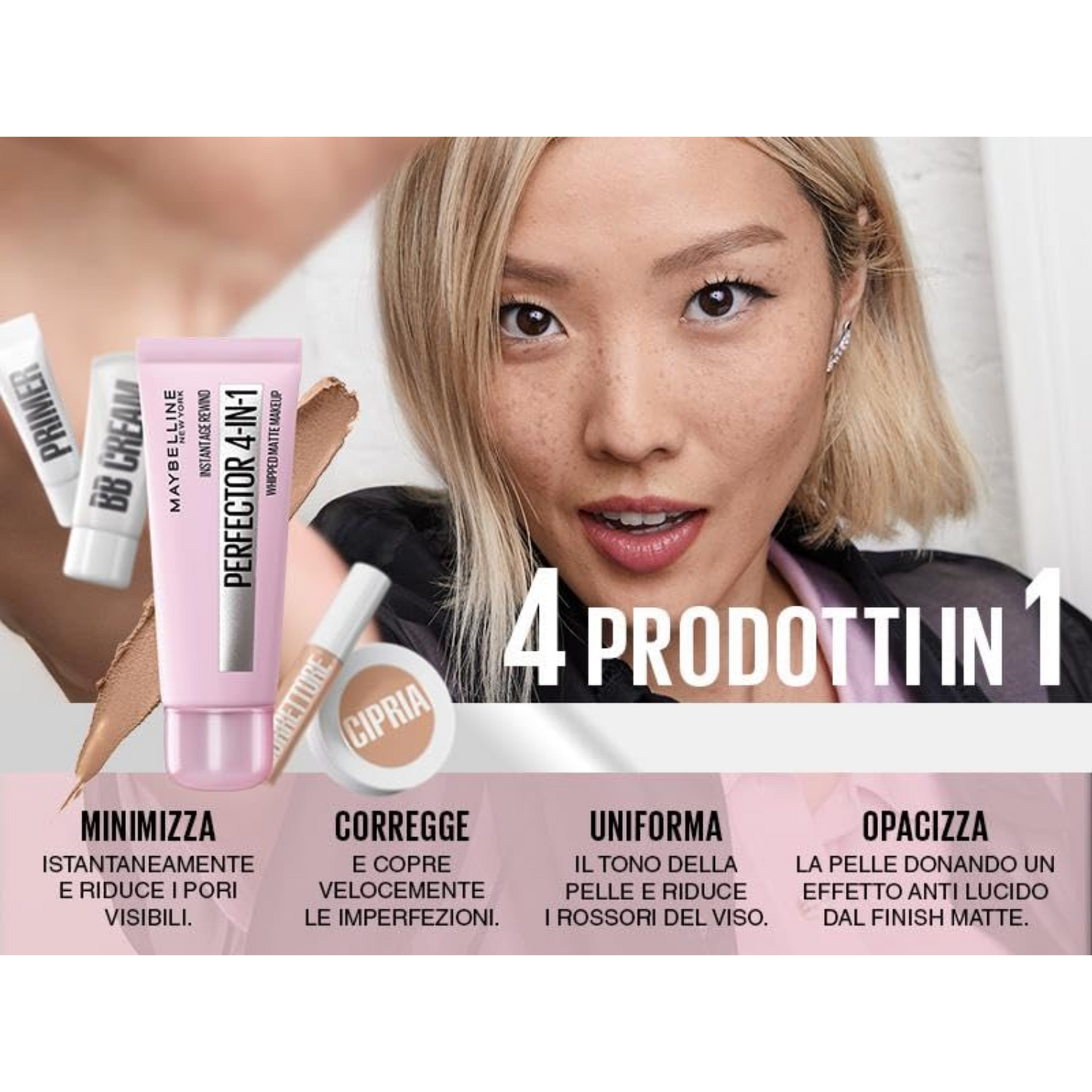 Maybelline Fondotinta Opacizzante Instant Age Rewind Perfector 4in1
