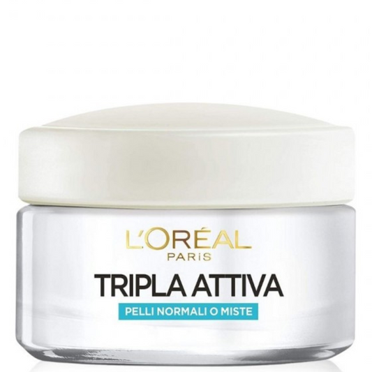 L'oreal Crema Tripla Attiva Idratazione 24h