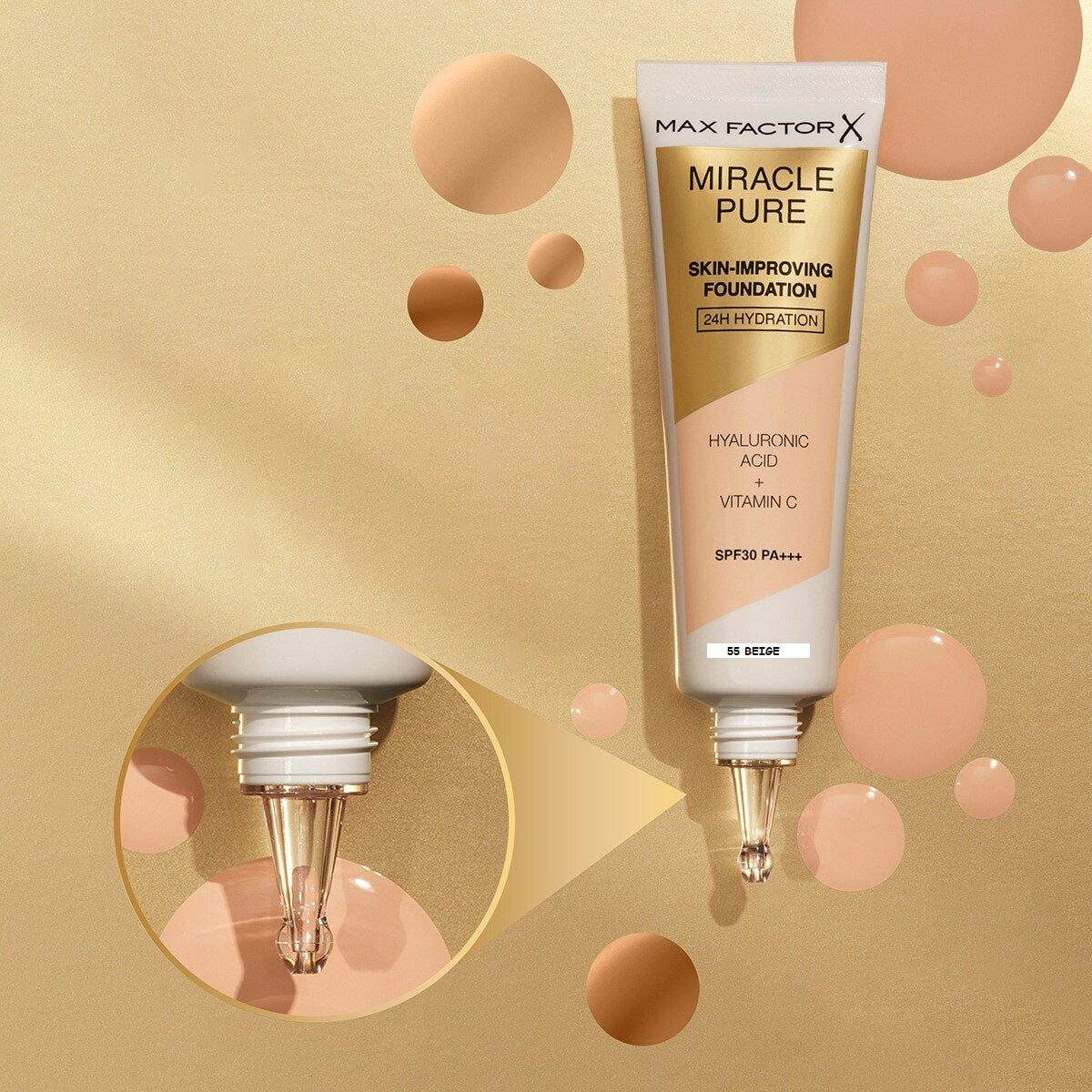 Max Factor Miracle Pure Skin-Improving Foundation SPF30