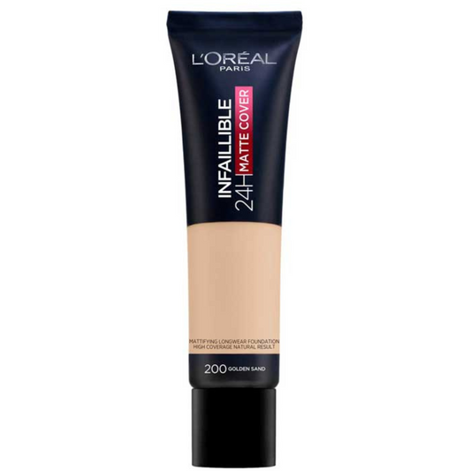 L'oreal Fondotinta Infaillible 24H Matte Cover 200 Golden Sand