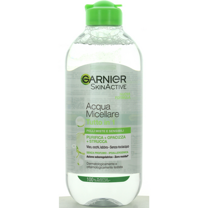 Garnier Acqua Micellare Tutto in 1 - Pelli Miste e Sensibili 400 ml