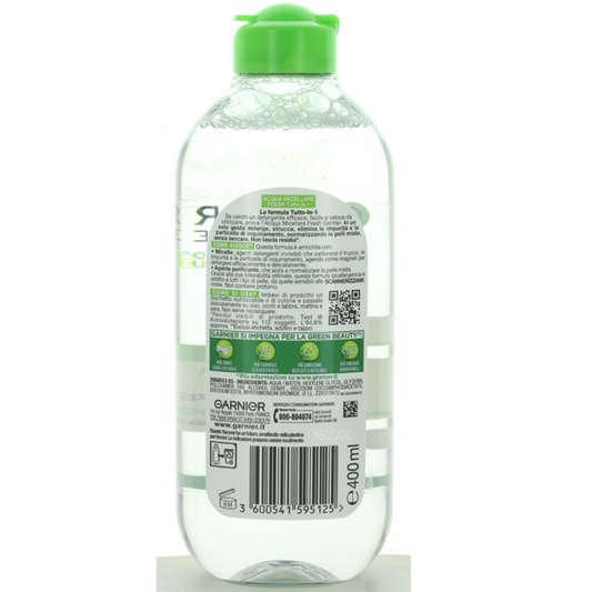 Garnier Acqua Micellare Tutto in 1 - Pelli Miste e Sensibili 400 ml