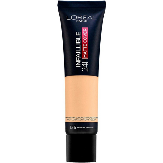 L'oreal Fondotinta Infaillible 24H Matte Cover 135 Radiant Vanilla