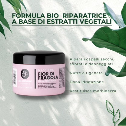 Maschera Fior Di Fragola Capelli Sfibrati e Danneggiati 250 ml