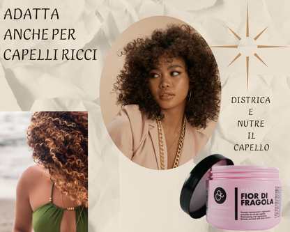Maschera Fior Di Fragola Capelli Sfibrati e Danneggiati 250 ml