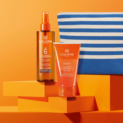 Collistar Cofanetto Olio Secco Superabbronzante SPF6 + Doccia Shampoo Doposole