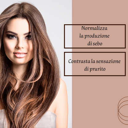 Shampoo Antiforfora Bio Vegano Seboregolatore Per Capelli Grassi e Normali 250 ml