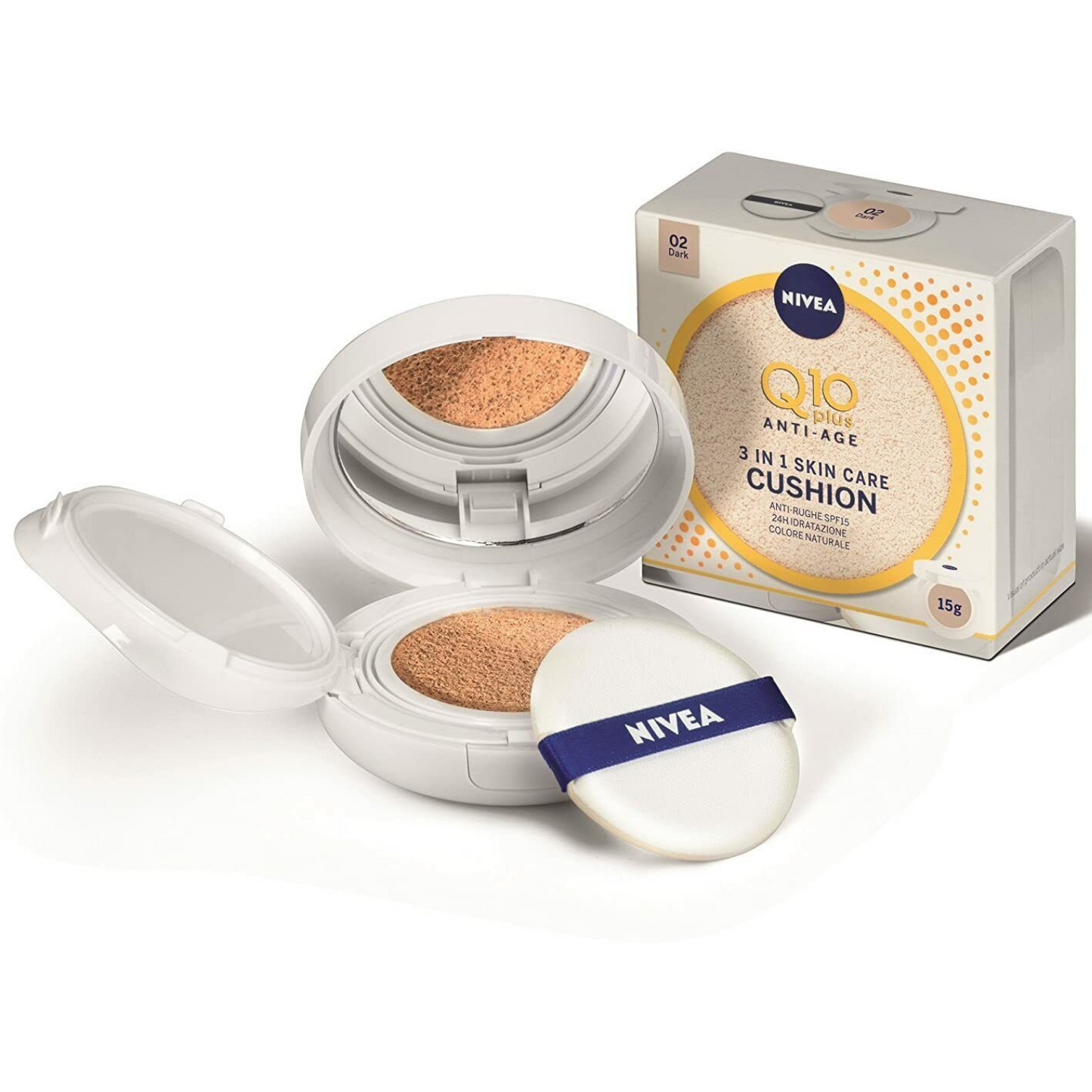 Nivea Q10 Plus Anti-Age 3 in 1 Skin Care Cushion 02 Dark