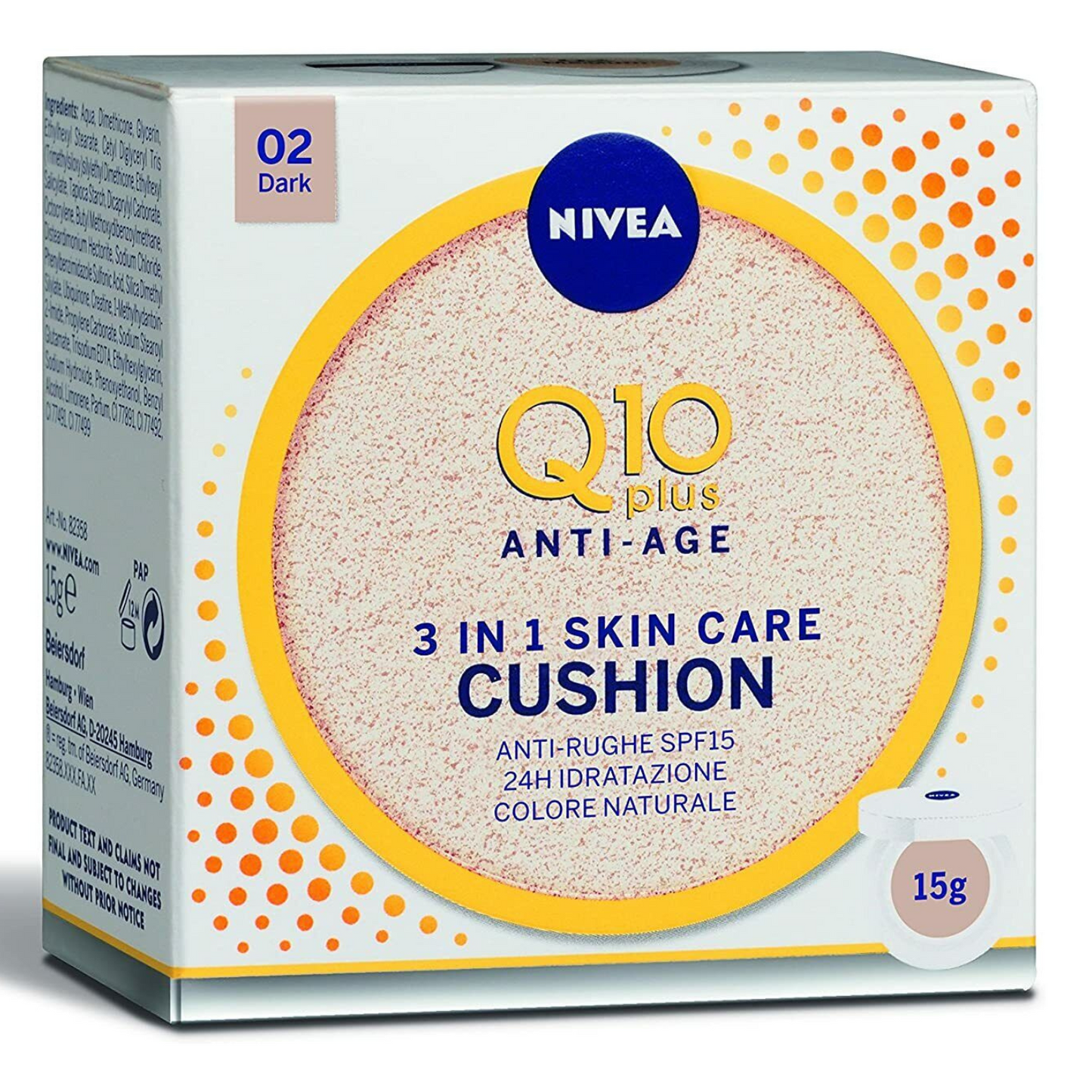 Nivea Q10 Plus Anti-Age 3 in 1 Skin Care Cushion 02 Dark