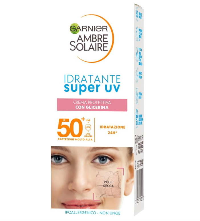 Garnier Ambre Solaire Idratante Super UV SPF 50+ 50 ml